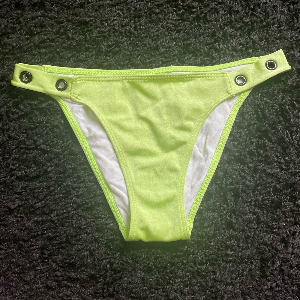 Le Mix Lime Green Bikini Bottoms